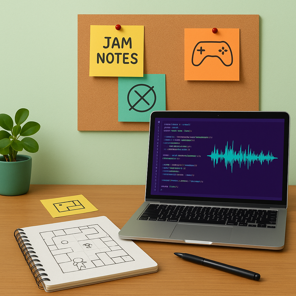 Developer sketchpad and jam notes
